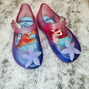 Mini Melissa Gradient Pink and Purple Dress Shoes